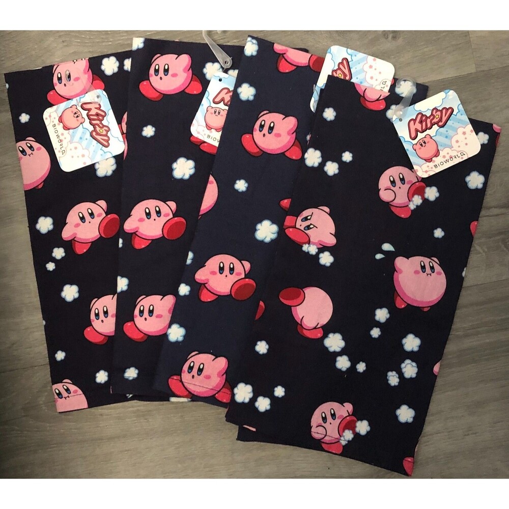 Nintendo Kirby Lot of 4 Dishtowels NWT